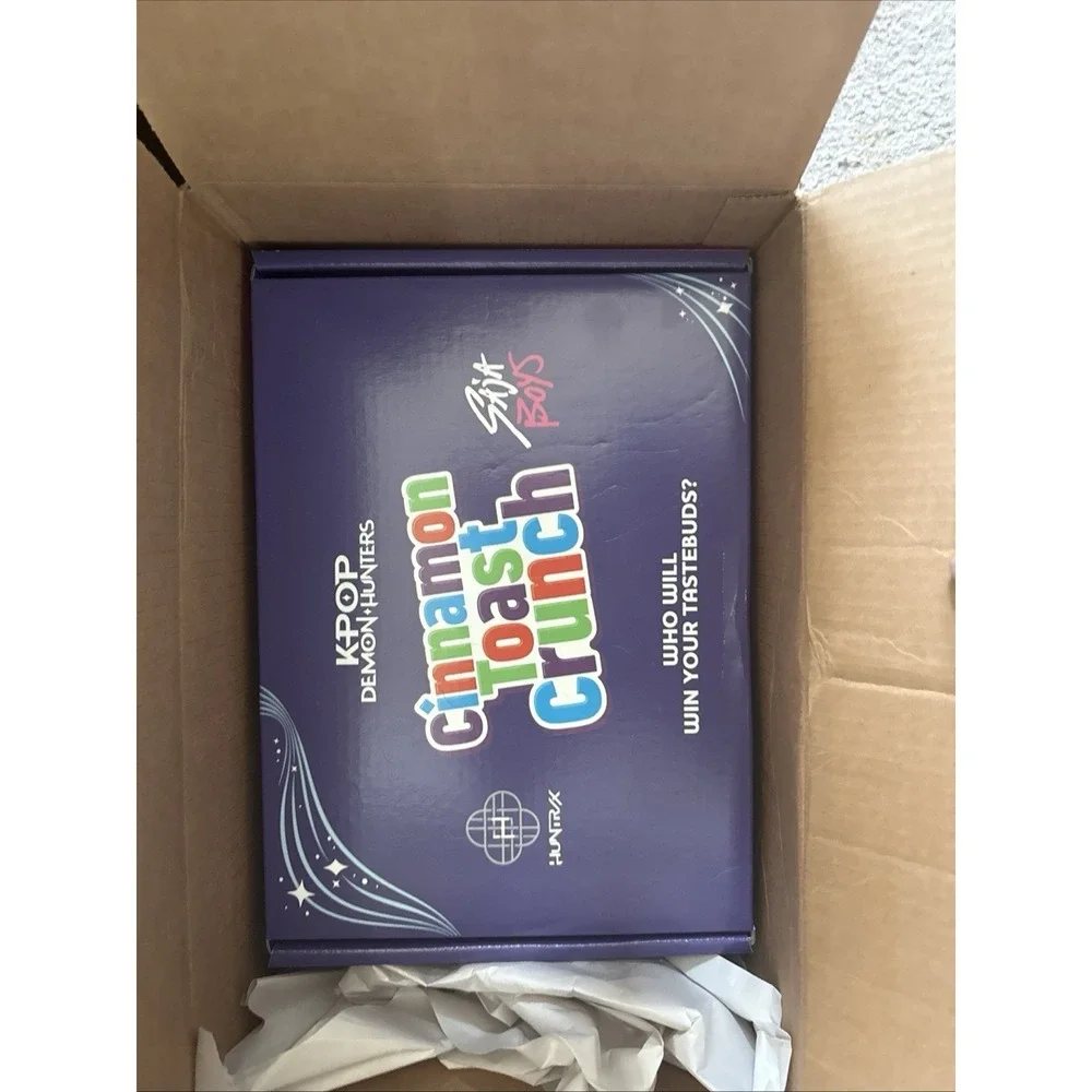 KPOP Demon Hunters Cinnamon Toast Crunch 2 Box Set Netflix Promo Limited Edition